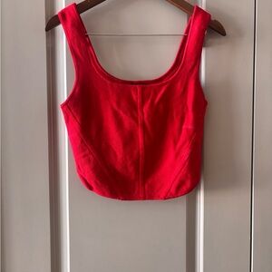 House of Harlow 1960 Red Crop Top